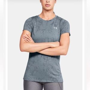 UNDER ARMOUR WOMEN’S TECH MARBLE JACQUARD SHIRT SLEEVE SHIRT